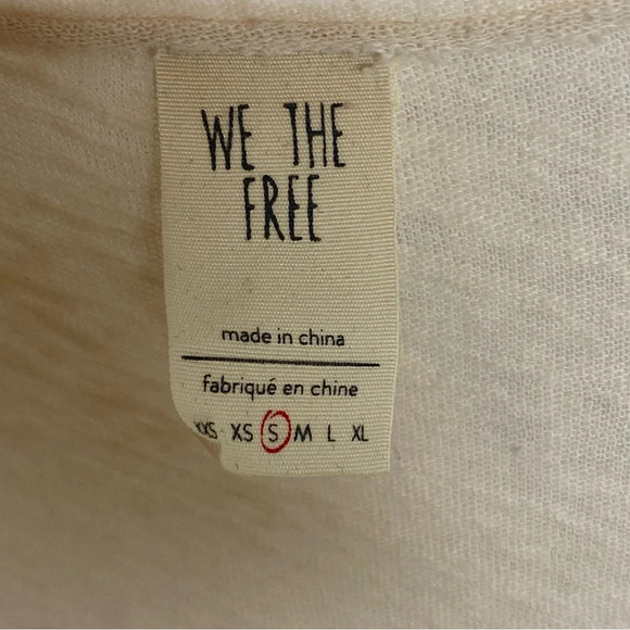 We The Free Cream and Pink Gradient Tee - Picture 5 of 11